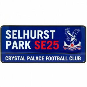 Crystal Palace FC Street Sign / Royal Blue/White/Red